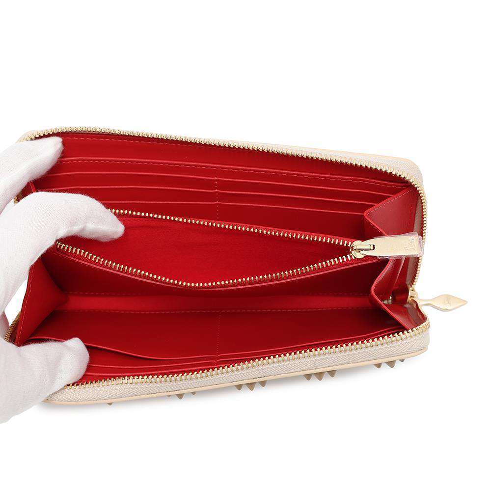 Christian Louboutin Panettone Studded Long Wallet Round Zipper - Picture 4 of 9